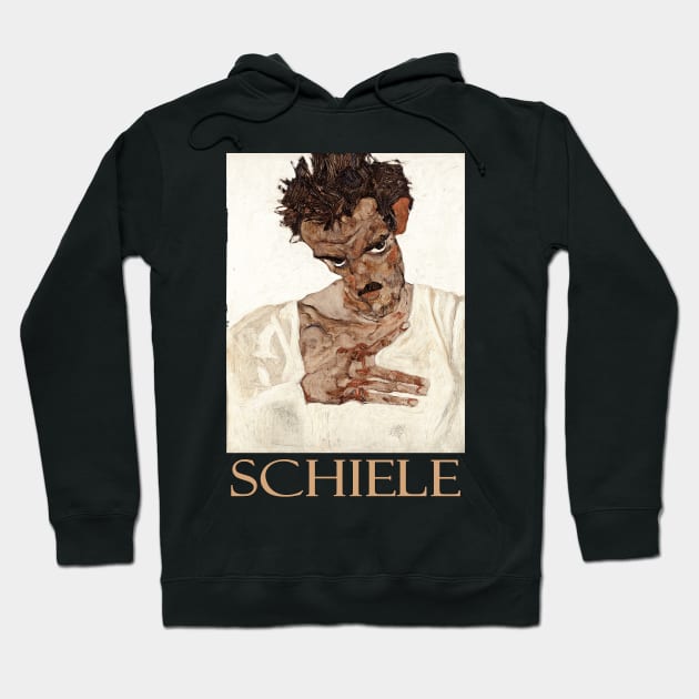 Self Portrait by Egon Schiele Hoodie by Naves